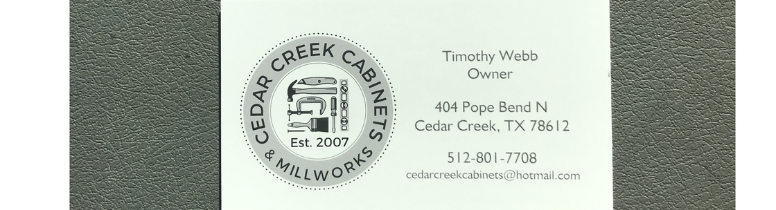 Cedar Creek Cabinets, Cedar creek TX