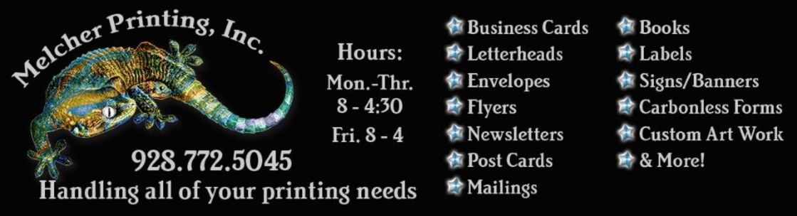 Melcher Printing Inc., Prescott Valley AZ