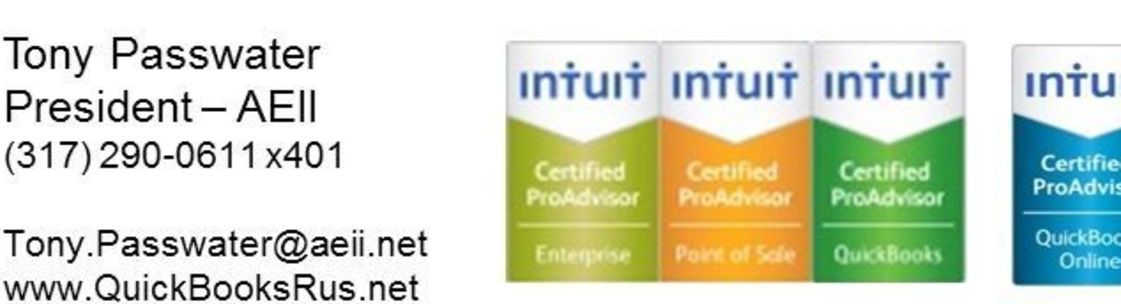 Quickbooks R us, Indianapolis IN