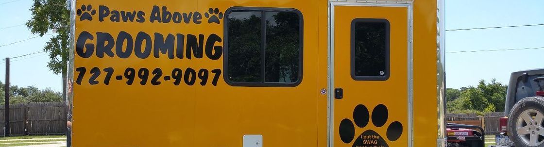 Paws above sale mobile pet grooming