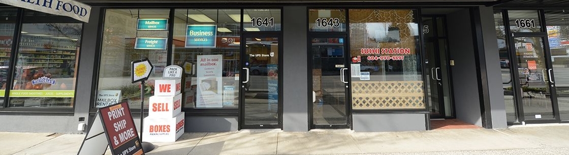 The UPS Store, Lonsdale Ave., North Vancouver BC