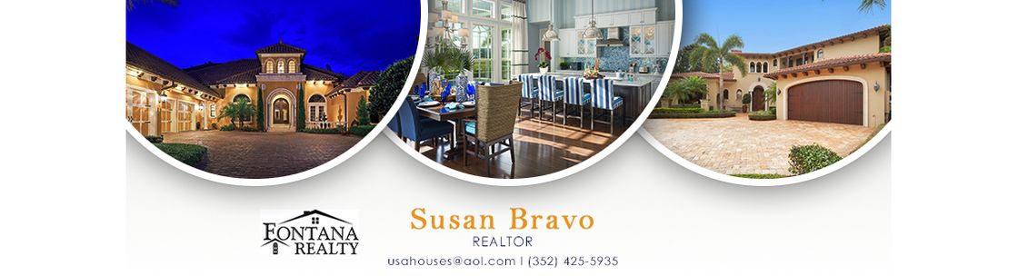 Fontana Realty  Susan Bravo Realtor/ Broker Associate CIPS, Ocala FL