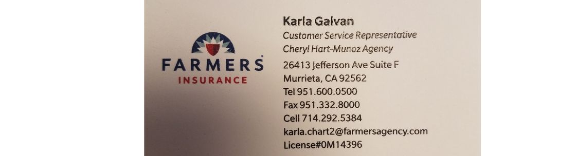 Cheryl Hart- Munoz Insurance Agency/Farmers-, Murrieta CA