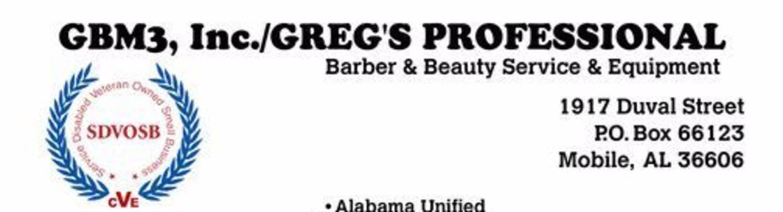 GBM3, Inc/Greg's Professional Barber & Beauty Salon, Mobile AL