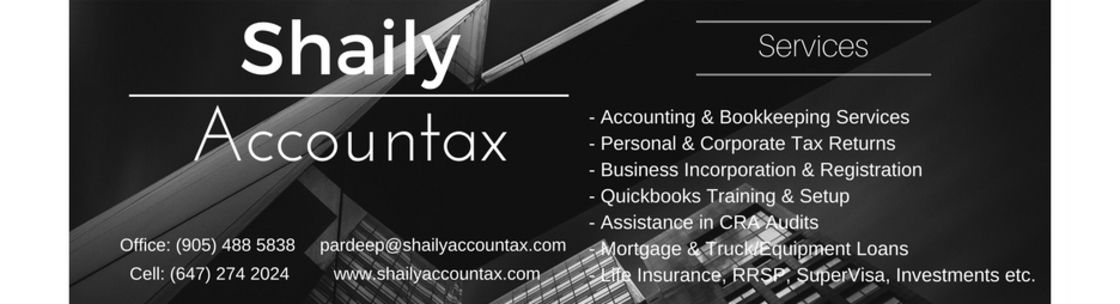 Shaily Accountax, Brampton ON