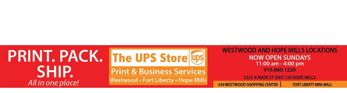 The UPS Store Print and Business Services (Westwood, Fort Liberty and Hope Mills), Fayetteville NC