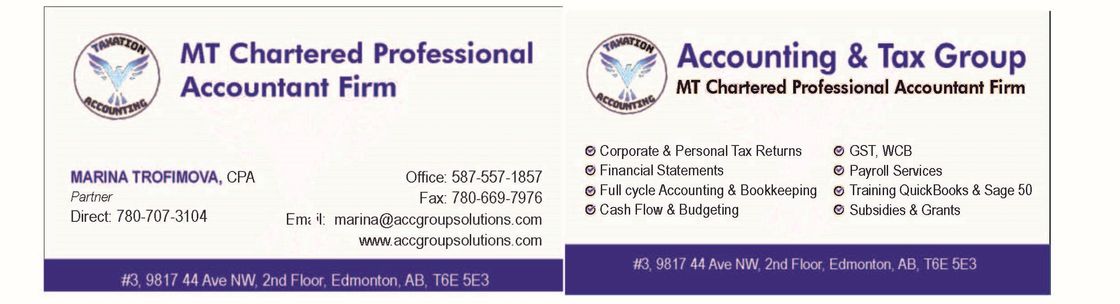 MT Accounting $ Tax Office, Edmonton AB