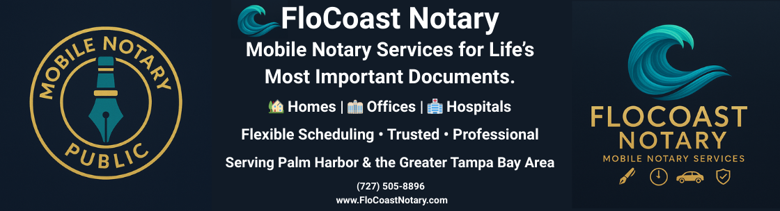 FloCoast Mobile Notary , Palm Harbor FL