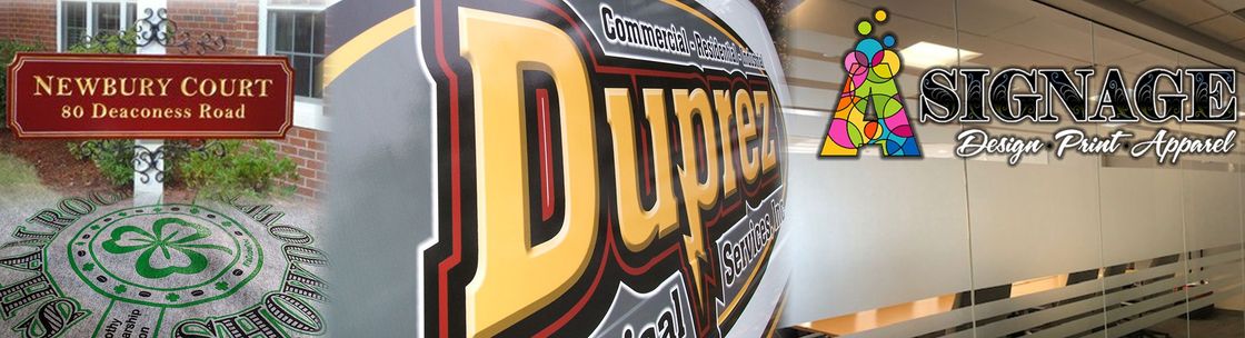 A. Signage, Tewksbury MA