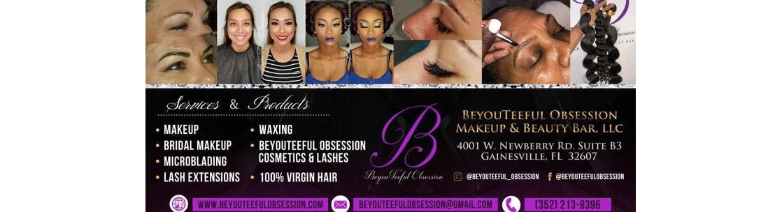 Beyouteeful Obsession Makeup & Beauty Bar, Gainesville FL