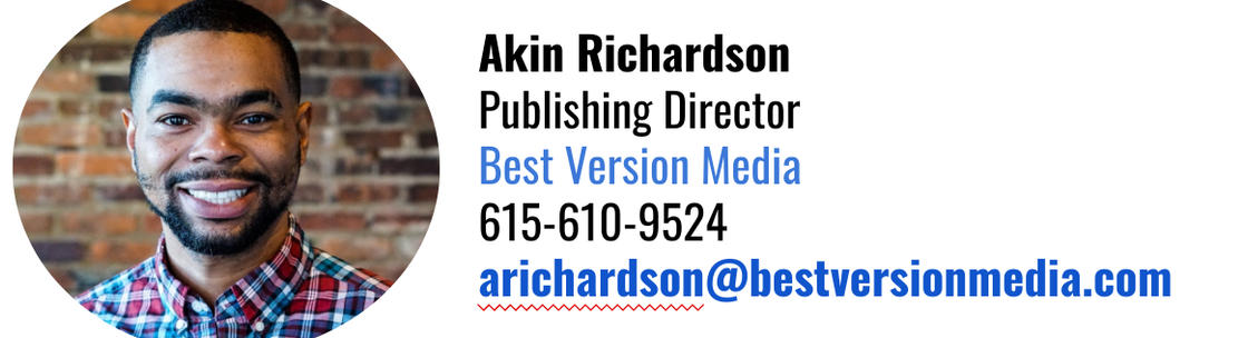 Akin Richardson- Publishing Director, Pittsburgh PA