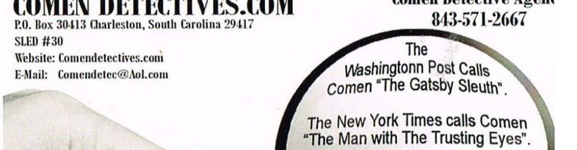 Comen Detective Agenvcy and American Diversity Report New Beginnings, Charleston SC