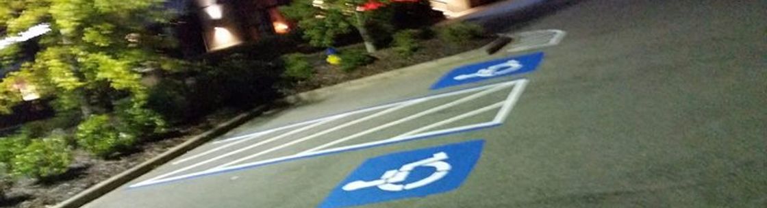 Straight-Line Parking Lot Maintenance straight Line, Newton AL