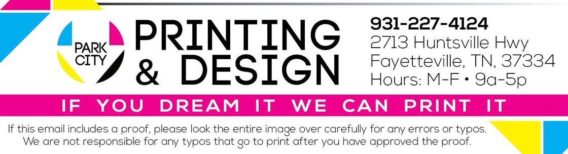 Park City Printing & Design, Fayetteville TN
