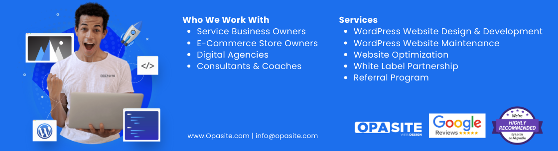 Opasite Web Design, Quincy MA
