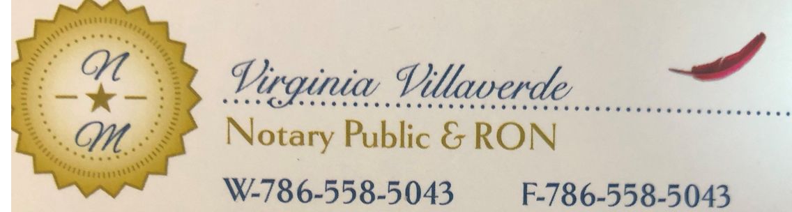 Ginny's Notary Signing Agent & More, Miami Lakes FL