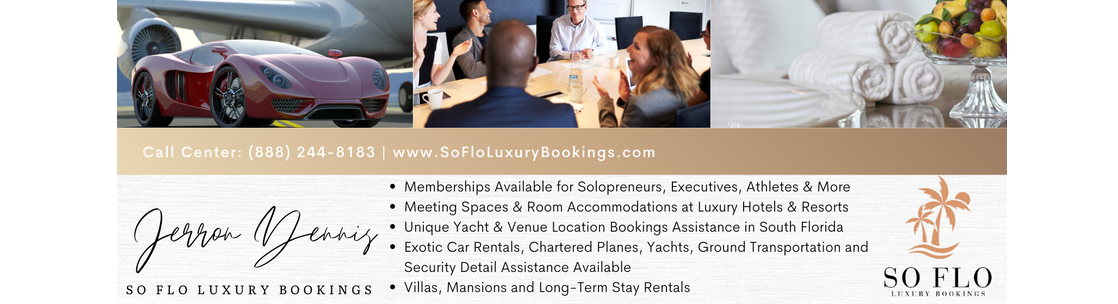So Flo Luxury Bookings, Miami FL