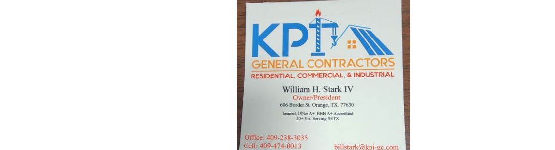 KPI General Construction - www://kpi-gc.com, Orange TX