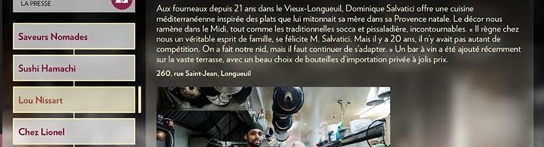 Restaurant Lou Nissart, Longueuil QC