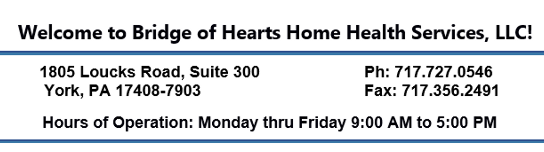 Bridge of Hearts Home Health Services, LLC, York PA
