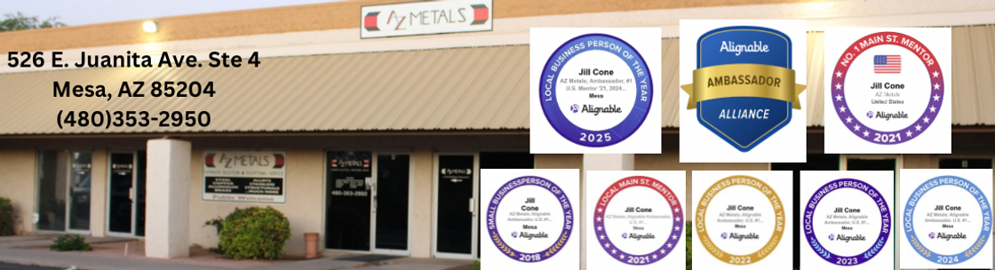 AZ Metals; Ambassador; Business Person of the Year 25'-21', 18'; Top 50 Nationally; Top Women & #1 U.S. Mentor '21, Mesa AZ