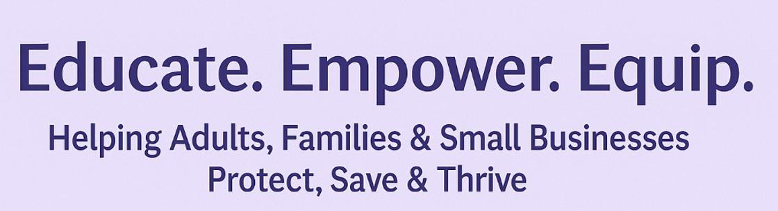Adult Educator & Advocate | Helping Small Business Owners Protect Their Business and Employees, Atlanta GA