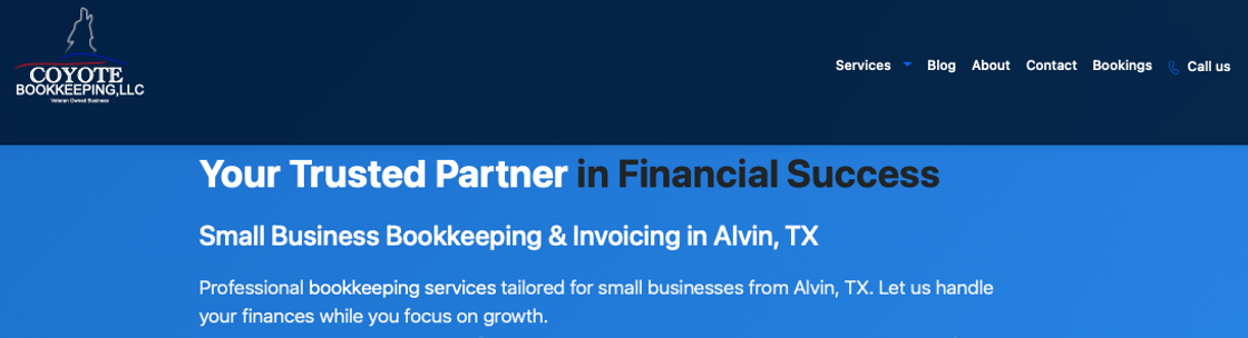 Coyote Bookkeeping, Alvin TX