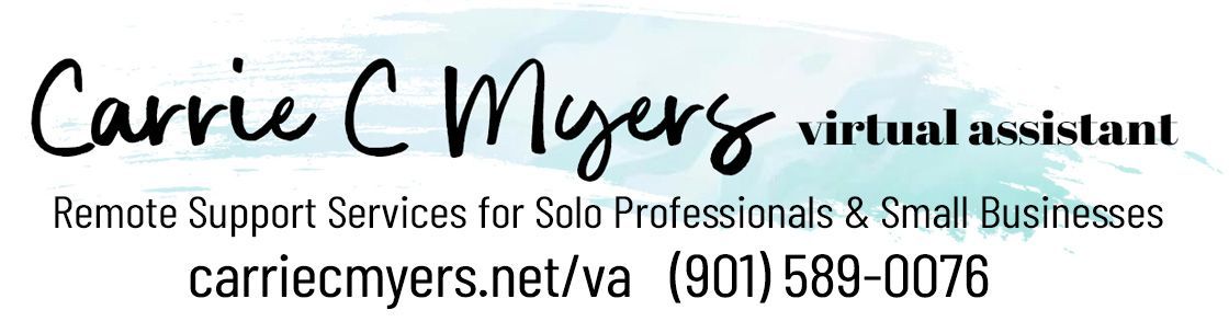 Carrie C Myers - Virtual Assistant, Germantown TN