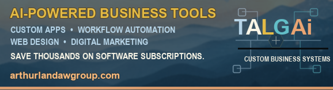 TALG Ai: Business apps that save you thousands!, Asheville NC