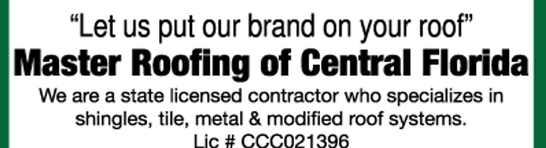 MASTER ROOFING, Orlando FL