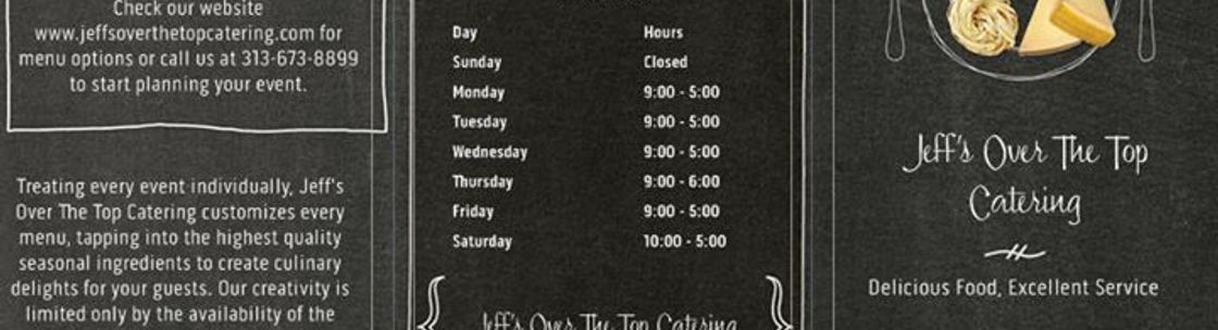 Jeff's Over the Top Catering, Detroit MI