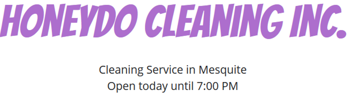 HoneyDo Cleaning Inc., Mesquite TX