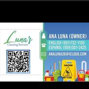 Luna’s cleaning services