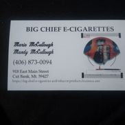 Big Chief E-Cigarettes and Tobacco Products