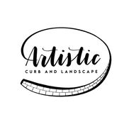 Artistic Curb and Landscape