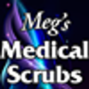 Meg's Medical Scrubs Winter haven Nursing Healing Hands Barco Koi Wink