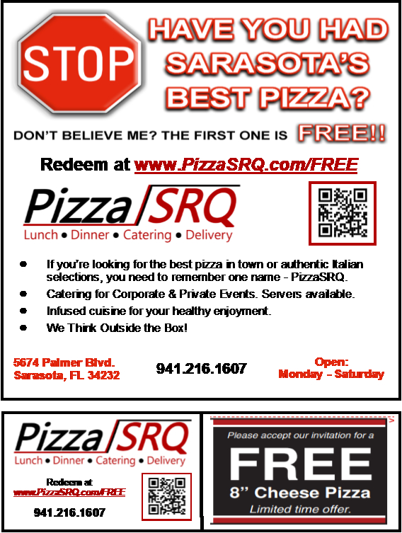 PizzaSRQ Restaurant & Catering, Sarasota FL