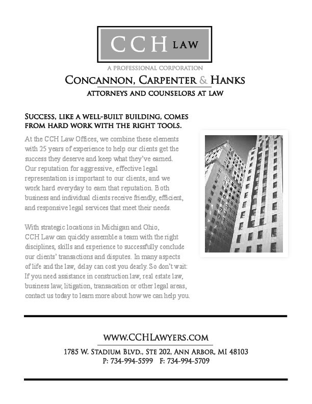 CCH Law, a Professional Corporation, Ann Arbor MI