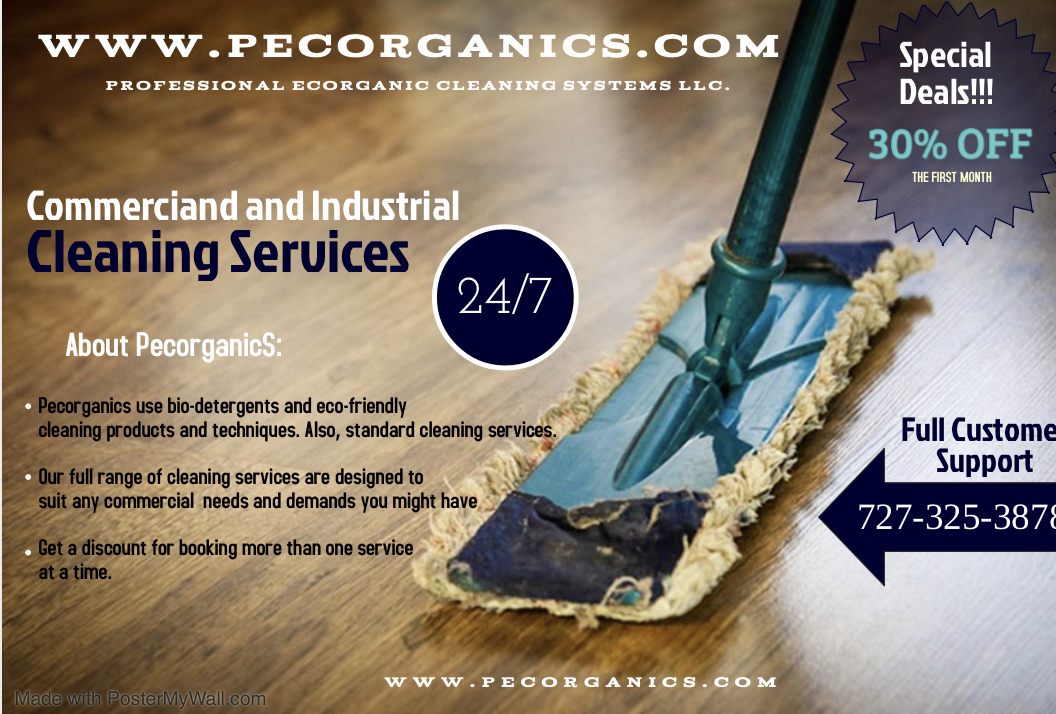 Professional EcOrganic Cleaning Systems LLC., Tarpon Springs FL