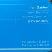 Ian Ganley - Master Electrician (617) 460-0855