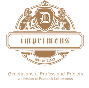 Duke Printing + Graphics |  A Division of Peacock Letterpress, Stewartstown PA