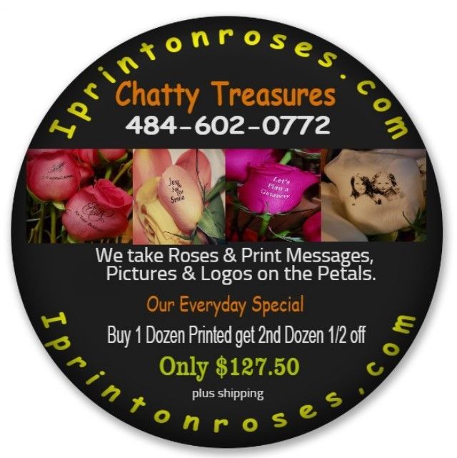 Chatty Treasures- Iprintonroses.net, Allentown PA