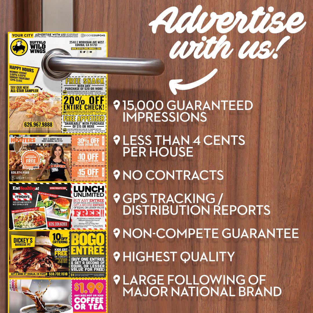 Local Door Coupons, Temecula CA