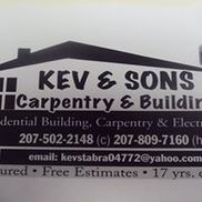 KEV and SONS Fine Carpentry and Building
