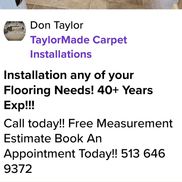 TaylorMade Carpet Installations