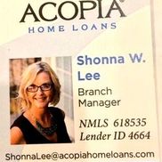 Acopia Home Loans, Shonna Lee