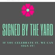 Signed by the yard