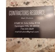 Contractors resourse