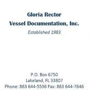 Gloria Rector Vessel Documentation, Inc.