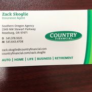 Zack Skoglie - COUNTRY Financial representative